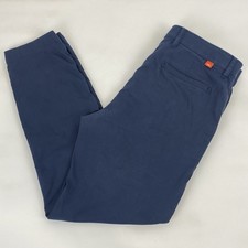 Nike Dri Fit UV Victory Golf Pants Chinos Trousers Navy Blue W36 L30 Mens