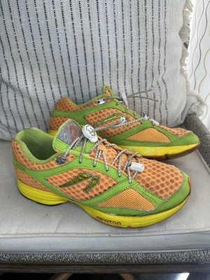 Newton Motion Sneakers Minimalist Running Shoes Womens 9.5 Orange Green Yellow