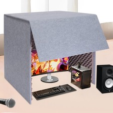 Desktop Soundproof Cover, Isolation Booth, Vocal Sound Absorbing Shield