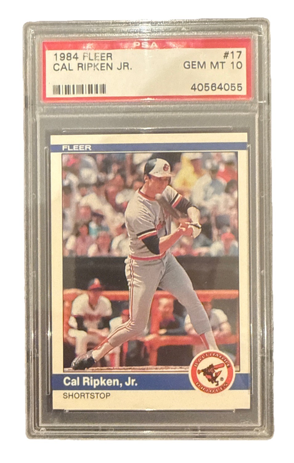 1984 Fleer Baseball Cal Ripken, Jr. #17 PSA 10 (Gem Mint!)