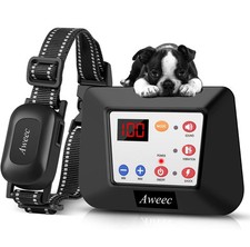Aweec Wireless Dog Fence System 2-in-1 Training Collar Remote Vibrate Open Box