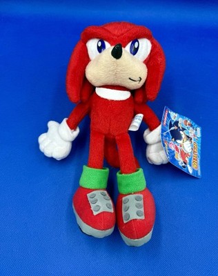 Knuckles Echidna Sonic X Plush 2003 SEGA Toys Cartoon TV Show Hedgehog Hedge