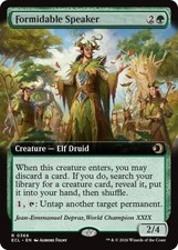 MTG English Formidable Speaker (Extended Art) NM Foil Lorwyn Eclipsed