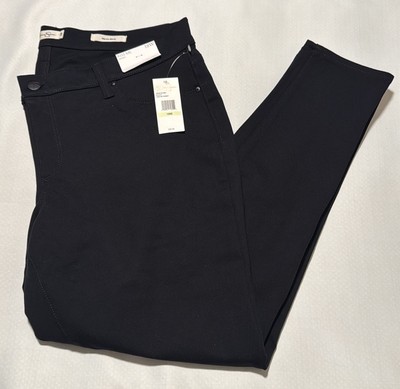 Black Skinny Jeans Womens 18 Jessica Simpson Twill Stretch