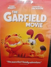 THE GARFIELD MOVIE SEALED MINT NEW DVD CHRIS PRATT SAMUEL L. JACKSON 2024