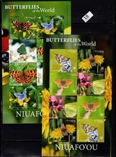 / NIUAFOU 2020 - MNH - IMPERFETTO - FARFALLE - FIORI