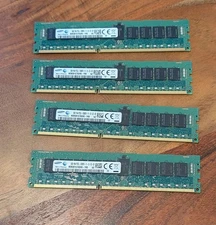 Samsung 32 GB (4 x 8 GB), M393B1G70QH0-YK0, PC3L-12800R DDR3-16000 ECC, Memory