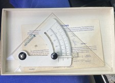 Staedtler Mars 10" Adjustable Triangle 964 51-10, W/Slope & Rise, Excellent Cond