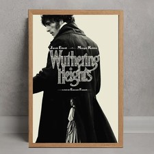 Wuthering Heights Jacob Elordi Margot Robbie Gothic Film Poster