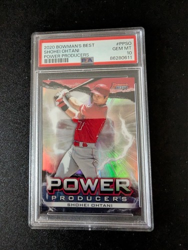 2020 Bowman's Best Power Producers Refractor Shohei Ohtani #PP-SO PSA 10