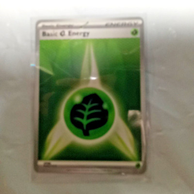 Basic Grass Energy 017 Sve: Scarlet & Violet Energies Reverse Holo