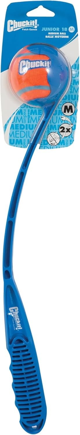 Chuckit Junior 18M Ball Launcher Dog Toy 18" Handle Medium 2