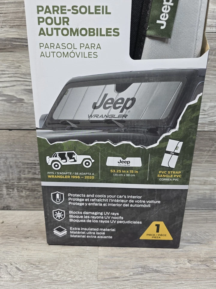 Parasol automático Jeep Wrangler. Pieza Mopar Original - Se Adapta a Modelos 1996-2020 Nueva Foto 3 de 4