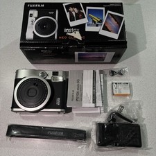 Fujifilm Instax Mini 90 Neo Classic Instant Film Camera Black Open Box