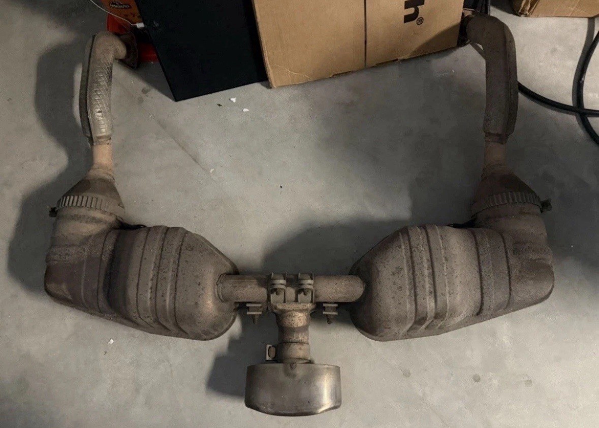 PORSCHE OEM 2005-2012 PORSCHE BOXSTER 987 Series Exhaust Left & Right Good Cond