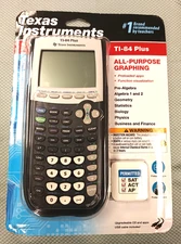 Texas Instruments TI-84 Plus Graphics Calculator Black BRAND NEW - SEALED