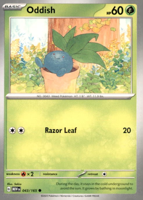 SV: Scarlet & Violet 151 #043/165 Oddish