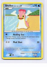 SHELLOS WEST SEA 80/111 COMMON RISING RIVALS POKEMON LP