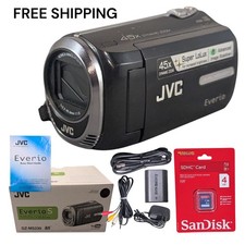 JVC Everio S GZ-MS230 Digital Camera Memory Camcorder Complete In Box Tested