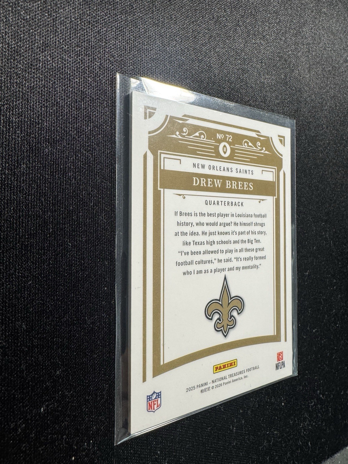 2025 National Treasures Ruby /9 Drew Brees Out Of Jersey # /9 🔥🔥🔥! view 12