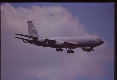 Top aircraft slide KC-135R 58-0125 6th ARW US Air Force Ramstein AB