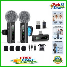 Compact USB-C Lavalier Microphone with Long Battery Life - Perfect for Streaming