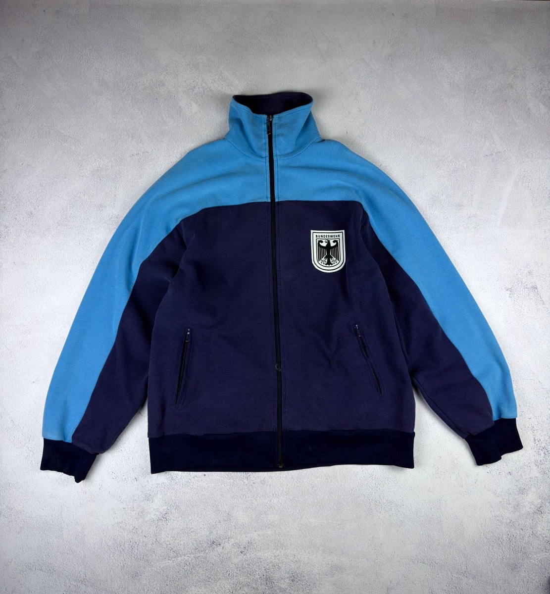 1990's  track jacket ドイツ製　4号　青色 Vintage Bundeswehr Track Jacket German Army Training Top Blue Wigu
