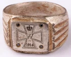 Iron Cross Ring WWI German empire WW1 Military award decoration Order Germany
