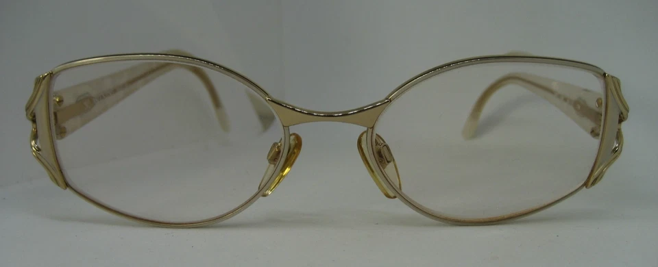 Retro Años 80 VALENTINO V 407 Gafas Montura Damas Original Hecho en Italia - Imagen 2 de 4