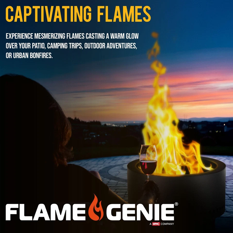 Fogata portátil de pellets de madera sin humo para exteriores con bolsa, 13,5" de diámetro, azul... Foto 4 de 4