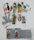 S-804 VINTAGE 1980/90'S HASBRO GI JOE FIGURES DEEP SIX CAPTAIN GRID IRON ETC