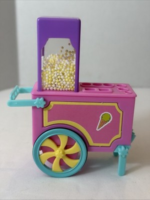 Polly Pocket Relaxin' Resort Popcorn Cart Replacement Part - 2004 Mattel