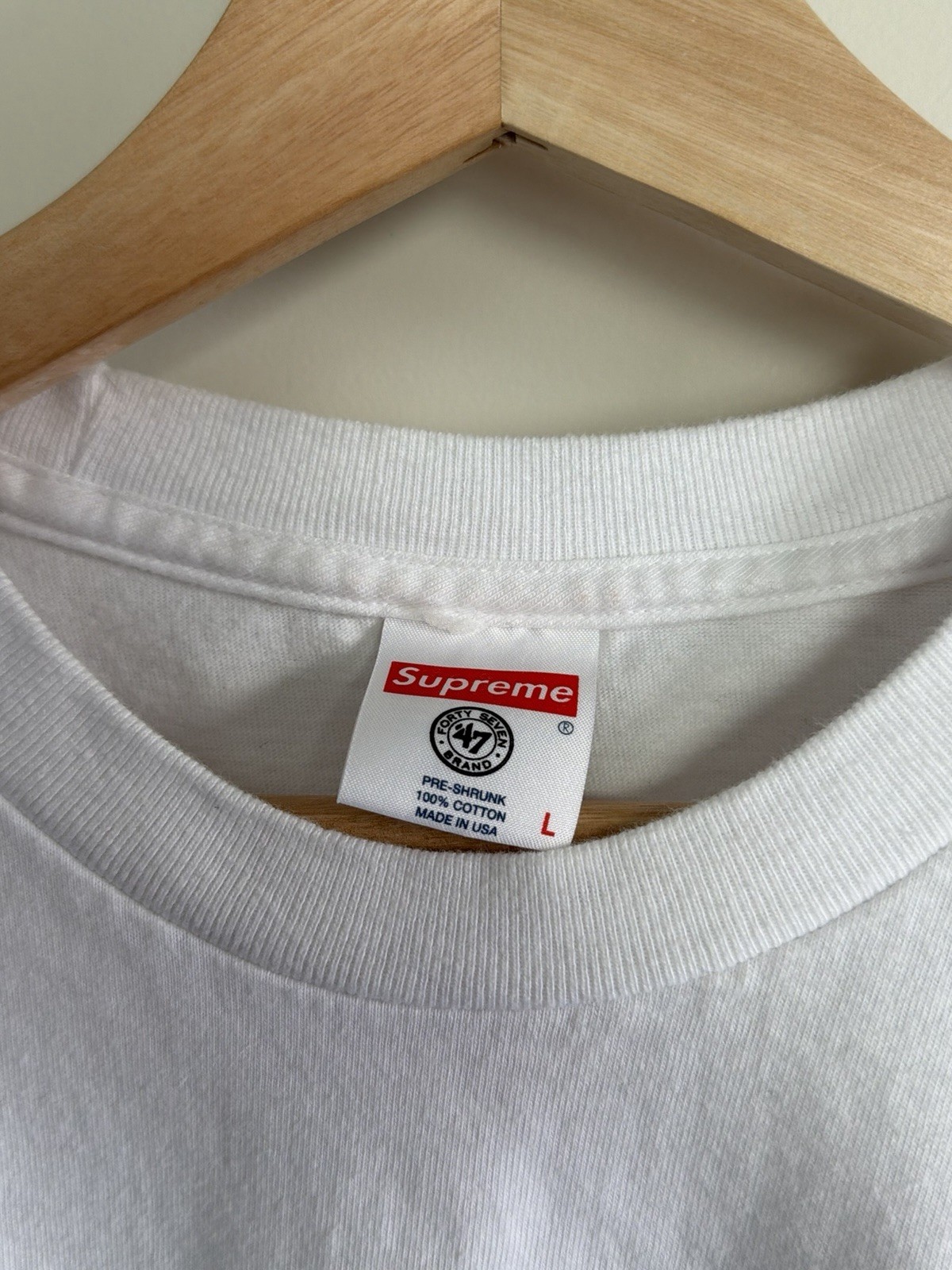 Supreme SS15 New York Yankees Box Logo T-shirt White Size Large thumbnail 4