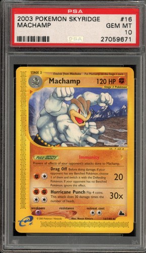 Machamp graded PSA 10 for sale on eBay