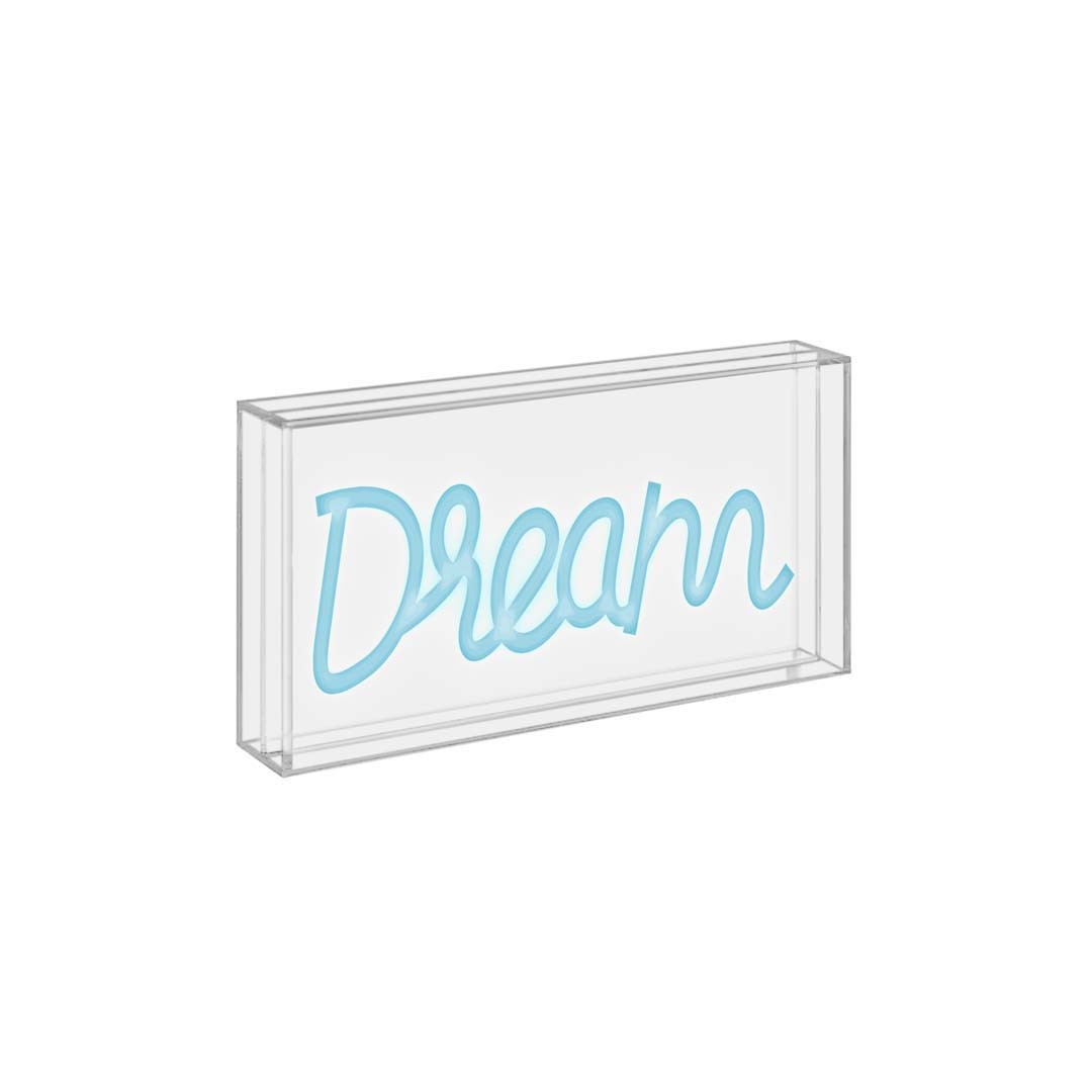 Insegna Neon LED DREAM - Luce Gaming 23cm per Streamer e Setup