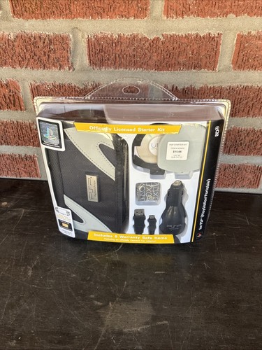 Sony PSP 2000 Accessory Kit Carry Case, Car Charger, Screen Protector, USB Cable - Picture 1 of 7