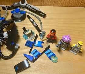 Lego Ninjago Movie 70611 Water Strider Incomplete W/ 3 Minifigures