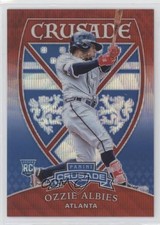 2018 Panini Chronicles Crusade Ruby Wave Prizm 80/199 Ozzie Albies #25 2o7