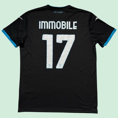 Lazio Football Shirt 2022/23 Mizuno Away Jersey Immobile #17 New