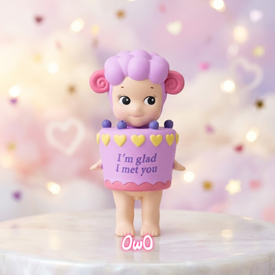 Sonny Angel 15th Anniversary Blueberry Cake Sheep Figure Vintage
