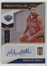 2019-20 Donruss Elite Pen Pals /99 Nicolo Melli #PP-NML Auto 11md