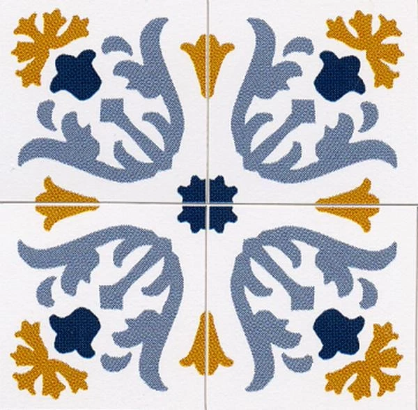 CREAL Fliesen, viktorianisches Muster, Puppenhaus, Puppenstube 1:12