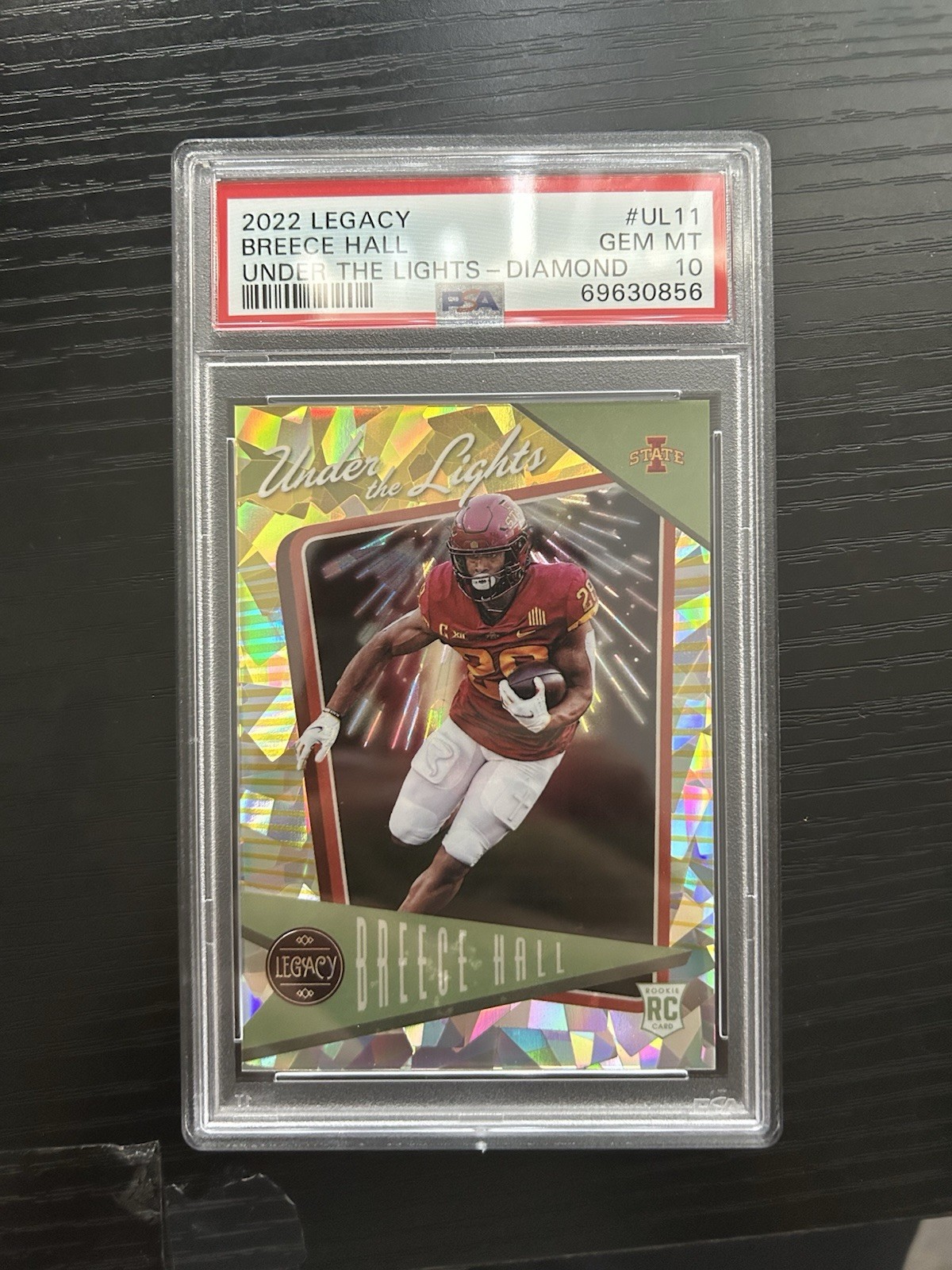 Breece Hall Panini Legacy Under the Lights #UL11 Diamond