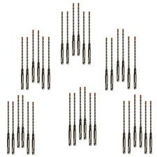 Brocas percuto rotativas hexagonales SDS Plus de 36 piezas, 3/16" x 7" con 1/4" para 3/16 x 7