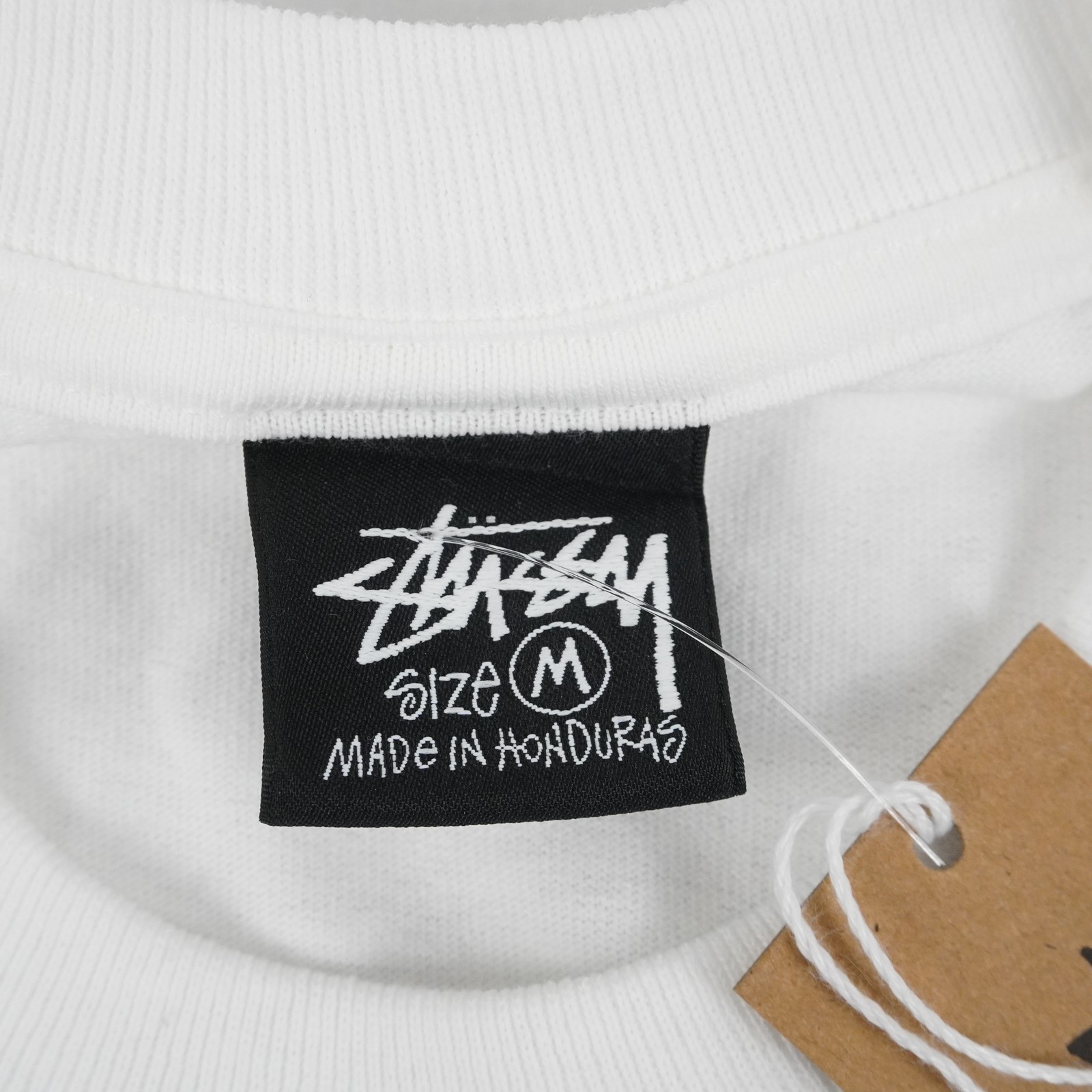 Stussy Body Scan Crewneck Short Sleeve T-Shirt In White - Men's Size Medium thumbnail 3