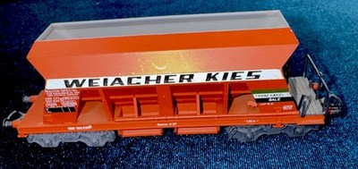 Liliput HO Gravel Hopper Wagon Weiacher Kies