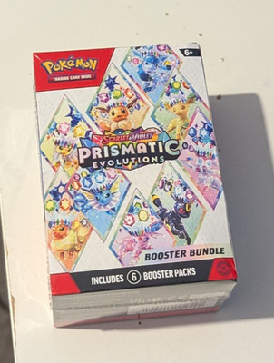 Pokemon TCG Prismatic Evolutions Booster Bundle - Brandneu Sealed