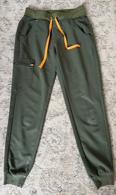 FIGS Technical Collection Zamora Scrub Pants Joggers Nurse Olive XS