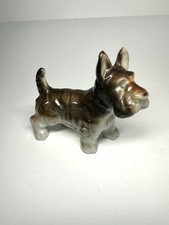 Vtg Porcelain Scotty Dog Terrier Figurine Japan