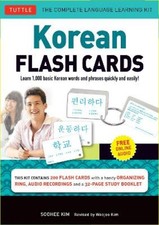 Korean Flash Cards Kit: Learn 1,000 Basic Korean Words and Phrases Quickly and